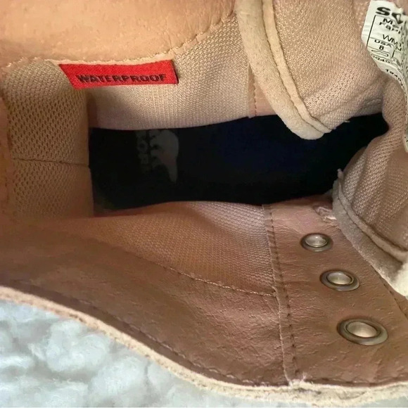 Sorel Women’s Caribou OTM Natural Combat Winter Boots Size 8 - Picture 9 of 10